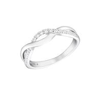 Amor Ring 925 Sterling Silber Damen Ringe, mit Zirkonia synth., Silber, Kommt in Schmuck Geschenk Box, 2035627