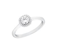 Amor Ring Uni Chic – 925er Sterling Silber, mit Zirkonia (synth.) – Damen Gr. 54, mit Schmuckbox