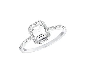 Amor Ring 925 Sterling Silber Damen Ringe, mit Zirkonia synth., Silber, Kommt in Schmuck Geschenk Box, 2035584