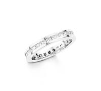 Amor Ring 925 Sterling Silber Damen Ringe, mit Zirkonia synth., Silber, Kommt in Schmuck Geschenk Box, 9852253