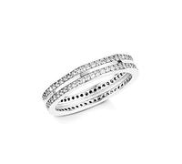 Amor Ring 925 Sterling Silber Damen Ringe, mit Zirkonia synth., Silber, Kommt in Schmuck Geschenk Box, 9949700
