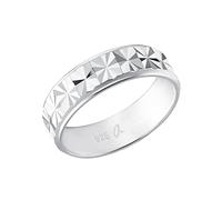 Fingerring AMOR "Uni Chic" Gr. 62, silber (silberfarben), Fingerringe, Damen, 62, Silber 925 (Sterlingsilber), 5mm, Fingerring (50277849-62) silberfarben