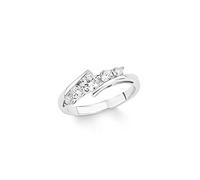 Amor GmbH Ring amor – 925 Sterling Silber mit Zirkonia (synth.) – Damen Größe 58 inkl. Geschenkbox