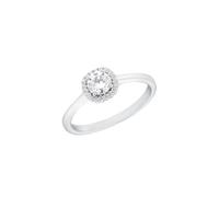 Amor Ring 925 Sterling Silber Damen Ringe, mit Zirkonia synth., Silber, Kommt in Schmuck Geschenk Box, 2035651