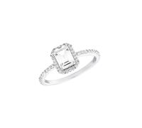 Amor Ring 925 Sterling Silber Damen Ringe, mit Zirkonia synth., Silber, Kommt in Schmuck Geschenk Box, 2035584