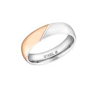 Amor Ring für Damen und Herren, Unisex, Edelstahl, mehrfarbig Beige