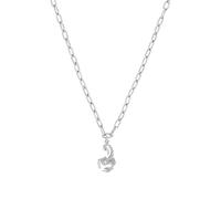 Amor Kette mit Anhänger Unisex, Silber, 10 mm, 3 mm, Edelstahl, Echtschmuck 2040514