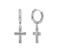 Amor Creolen Unisex, Silber, onesize, 11 mm, Edelstahl, Echtschmuck 2040513