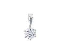 Amor Anhänger für Damen aus 925 Sterling Silber, Damen-Anhänger, teilw. mit Schmuckstein, Silber 925 rhodiniert, Geschenkidee für Frau und Freundin