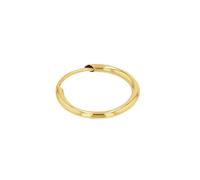 Amor Single Creole Unisex Damen Herren Ohrschmuck, 1,2 cm, Gold, Kommt in Schmuck Geschenk Box, 2021579