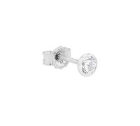 amor Single Ohrstecker Damen silber, ONE SIZE