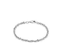 Amor Damen-Armband 925 Armkettchen Singapur Sterling Silber rhodiniert glänzend 19 cm - 383059