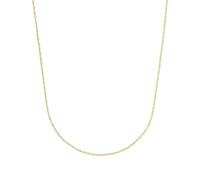 Collierkettchen AMOR "Classics, Singapurkettengliederung", gelb (gelbgold 375), Halsketten, Damen, Gelbgold 375, L: 42, Made in Germany (95340251-0) gelbgold 375