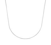 Collier Damen, Silber, mm, 1 mm, Silber 925, rhodiniert 2017578