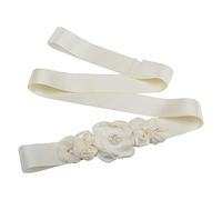 Amorar Dament Hochzeitsgürtel Brautkristallgürtel Elegante Blumen Brautgürtel Sash Brautkleid Schärpe Strass Taillengürtel Hochzeit Schmuckgürtel Kleid Zubehör 270cm lang