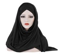 Amorar Hijab Kopftuch für Damen Muslimische Frauen Schal Kopfbedeckung Hidschab Islamische Gesichtsschleier Turban Hals Chemo Kappe Bandana Haartuch Beanie Mützen