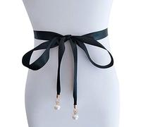 Amorar Hochzeit Brautgürtel Taillenband Schärpe Damen Gürtel Abendkleidgürtel Ballkleid Brautkleid Brautjungfernkleider Perlen Taillengürtel Hüftgurt