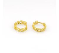 AMORETTO MILANO Creolen aus 925 Silber CHAIN A110093 - Gold