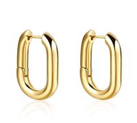 AMORETTO MILANO Creolen Oval Gold