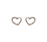 AMORETTO MILANO Herz-Ohrstecker "Morando" aus 925 Silber mit Zirkonia AM0270