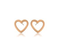 AMORETTO MILANO Ohrstecker Herz "CUORE" Rose-Gold AM0202