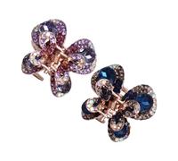 Amosfun 2 Stück pack Modische Schmetterling Haarspangen aus Legierung für Damen und Mädchen Elegante Haaraccessoires zur Dekoration und Party Kreative Ponyfrisur Clips
