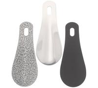 Amosfun 6 Stück pack Metall Schuhlöffel mit Komfortablem Griff Praktischer Schuhanzieher aus Edelstahl und Pp für Damen und Herren im Alltag