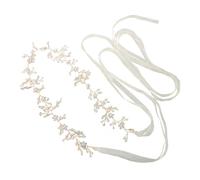 Amosfun Brautgürtel für Frauen Kleid Hochzeitskleid Gürtel für Braut Kristall Strass Schärpe Hochzeitsgürtel