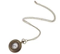 Amosfun Vintage Taschenuhr für Damen und Herren mit Flip Deckel aus Zinklegierung und Kunststoff Kleine Tragbare Taschenuhr im Retro Stil für Jeden Anlass