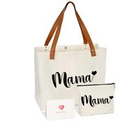 Amosking Mama Tasche Tote New Mom Geschenke, Mommy Tasche für Krankenhaus Einkaufen Strandreise, Schwangerschaft muss für Mutter zu sein, Baby Dusche Geschenke