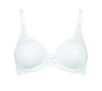 Bügel-BH TRIUMPH "Amourette Spotlight WHP X", Damen, Gr. 70, Cup C, weiß, Microtouch, Obermaterial: 49% Polyamid, 34% Polyester, 17% Elasthan, unifarben, BHs Bügel-BH, florales Spitzen-Design, leichte