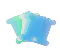 AMOYER 100pcs Plastik Floss Bobbins Für Kreuzstich-Stickerei Baumwollfaden Fertigkeit DIY Nähen Storage (zufällige Farben)