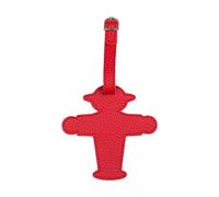 AMPELMANN Kofferanhänger - Reisebegleiter Steher rot PU Leder