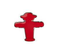 AMPELMANN Pin - Anstecker Steher rot/Silber