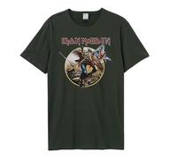 Amplified Band T-Shirt | Iron Maiden - Trooper | Farbe: Dunkelgrau | Größe: M