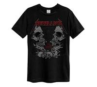 Amplified - Birth School Metallica T-Shirt für Herren/Damen Unisex (S) (Anthrazit)