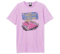 Amplified Cadi Bruce Springsteen Unisex-Erwachsene T-Shirt Pink, Pink 182, Mittel