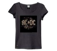 Amplified Damen ACDC Rock Or Bust Cover T-Shirt, Schwarz (Anthrazit), X-Large