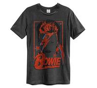 Amplified David Bowie Collection - Aladdin Sane Männer T-Shirt Charcoal XL