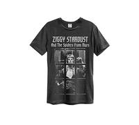 Amplified David Bowie - Ziggy Stardust Spinnen von Mars - Unisex T-Shirt - Dunkelgrau, XXL