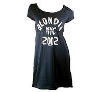 Amplified Elegantly Waisted Damen Dress Kleid Shirt Schwarz Official Blondie NYC 2002 New York City L