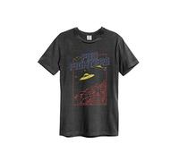 Amplified FOO Fighters Flying Saucers T-Shirt Charcoal (L)