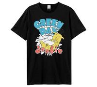 Amplified - Green Day - Dookie Longview, Kurzarm Band T-Shirt, Größe XS, Schwarz, Unisex, 100% Baumwolle, Männer, Frauen, Kinder, Unisex, Frühling, Sommer, Herbst, Winter, Festival, Musik, Vintage