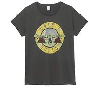 Amplified Guns n Roses Trommel Damen T-Shirt - Dunkelgrau, XL