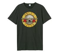 Amplified Herren Gunsnroses Drum T-Shirt, Grau (Charcoal), (Herstellergröße: Large)