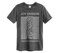Amplified Herren Joy Division-Unknown Pleasures T-Shirt, Grau (Charcoal Cc), XXL