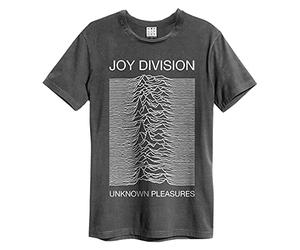 Amplified Herren Joy Division-Unknown Pleasures T-Shirt, Grau (Charcoal Cc), XXL
