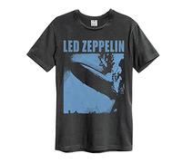 Amplified Herren Led Zeppelin-Blimp Square T-Shirt, Grau (Charcoal Cc), XS