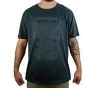 Amplified Herren Metallica-The Black Album T-Shirt, Grau (Charcoal Cc), XS