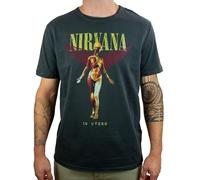 Amplified Herren Nirvana-in Utero Colour T-Shirt, Grau (Charcoal Cc), XL